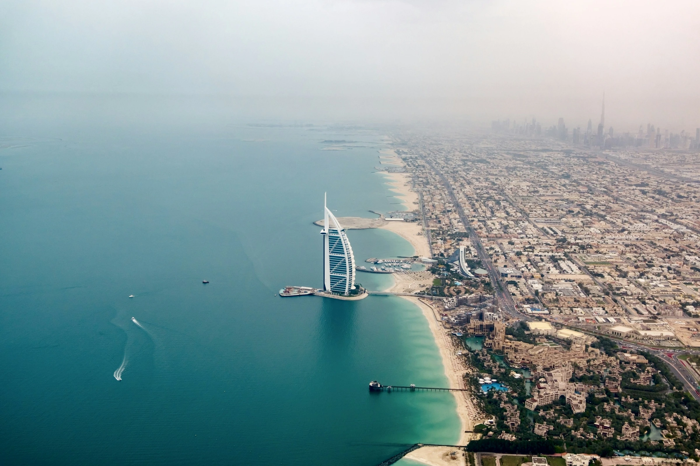 Burj Al Arab and the Dubai coastline