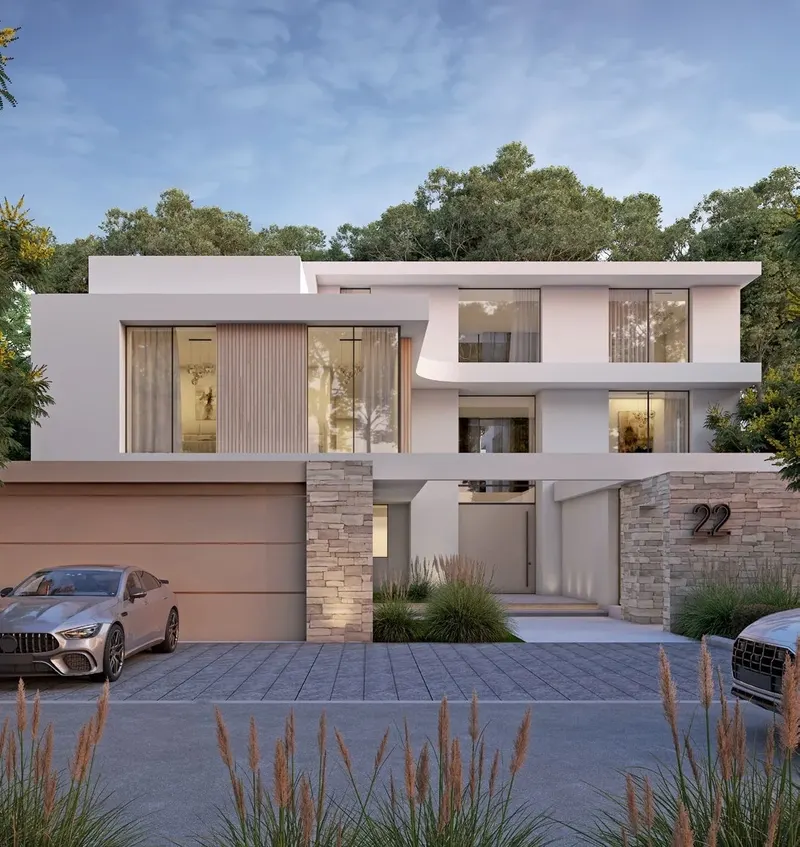 Sobha Siniya Island / Coral Beach Villas / entrance and garage