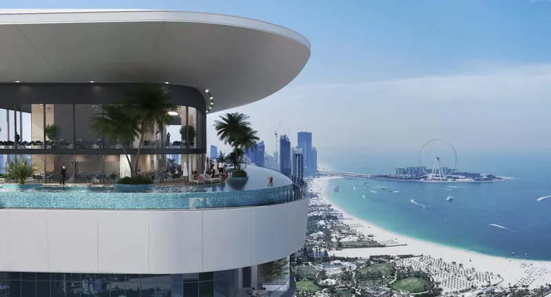 Sobha SeaHaven / Pool terrace overlooking the coast