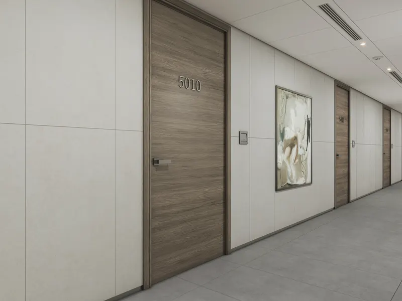 Sobha Central / Flur der Residenzen