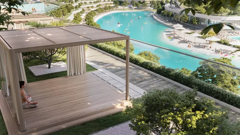 Sobha Hartland II / Gartenpavillon mit Wasserblick